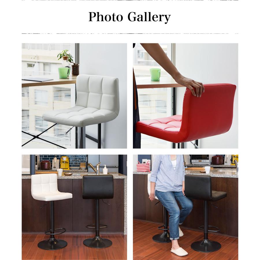 カウンターチェア 座面高さ約67~77cm ガス昇降 360度回転 高さ調節可能 Amazon｜ottostyle.jp カウンターチェア 座面高さ約67～77cm