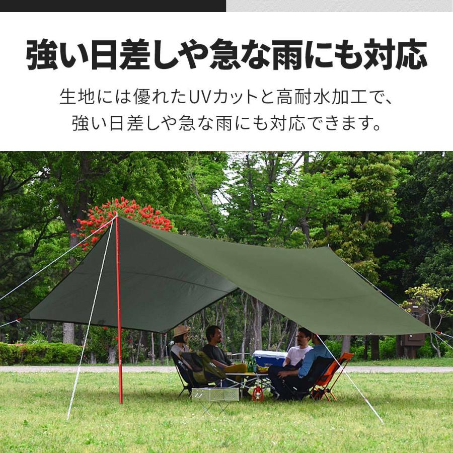FIELDOOR ヤフー1位 タープ ヘキサタープ 安心の1年保証 Lサイズ FIELDOOR ヤフー1位 タープ ヘキサタープ 安心の1年保証 Lサイズ