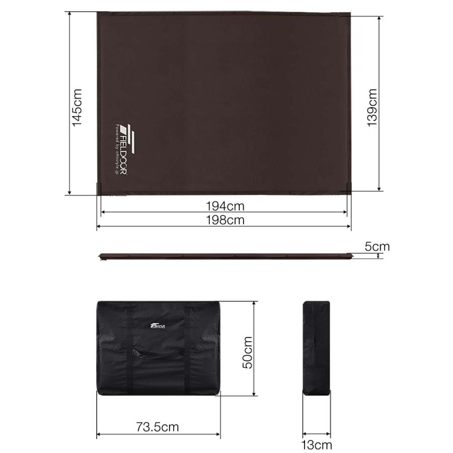 FIELDOOR（フィールドア） 1年保証 キャンプマット テントマット