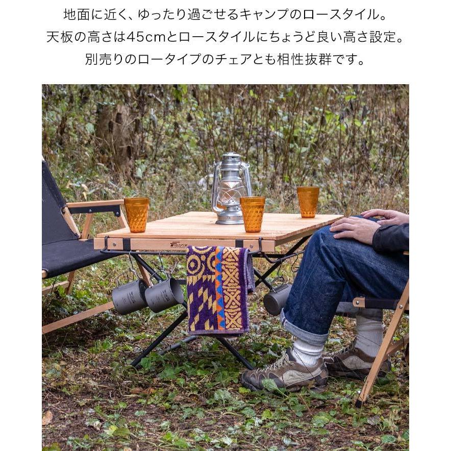 1年保証 アウトドアテーブル ロールテーブル 折りたたみ 木製 1年保証 アウトドアテーブル ロールテーブル 折りたたみ 木製