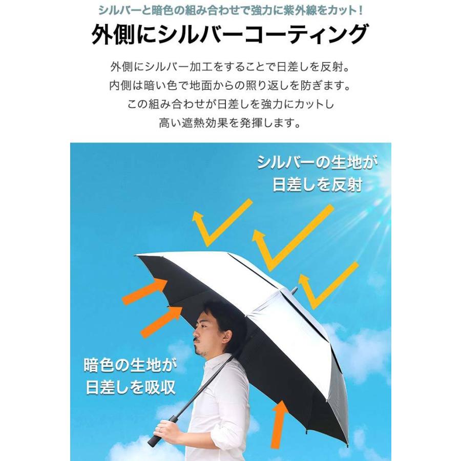 傘 晴雨兼用傘 キングサイズ 直径131cm 雨傘 日傘 完全遮光 ゴルフ傘 軽量 Uvカット メンズ レディース Upf50 撥水加工 二重構造 大きい アンブレラ 送料無料 Ys A L Design 通販 Yahoo ショッピング