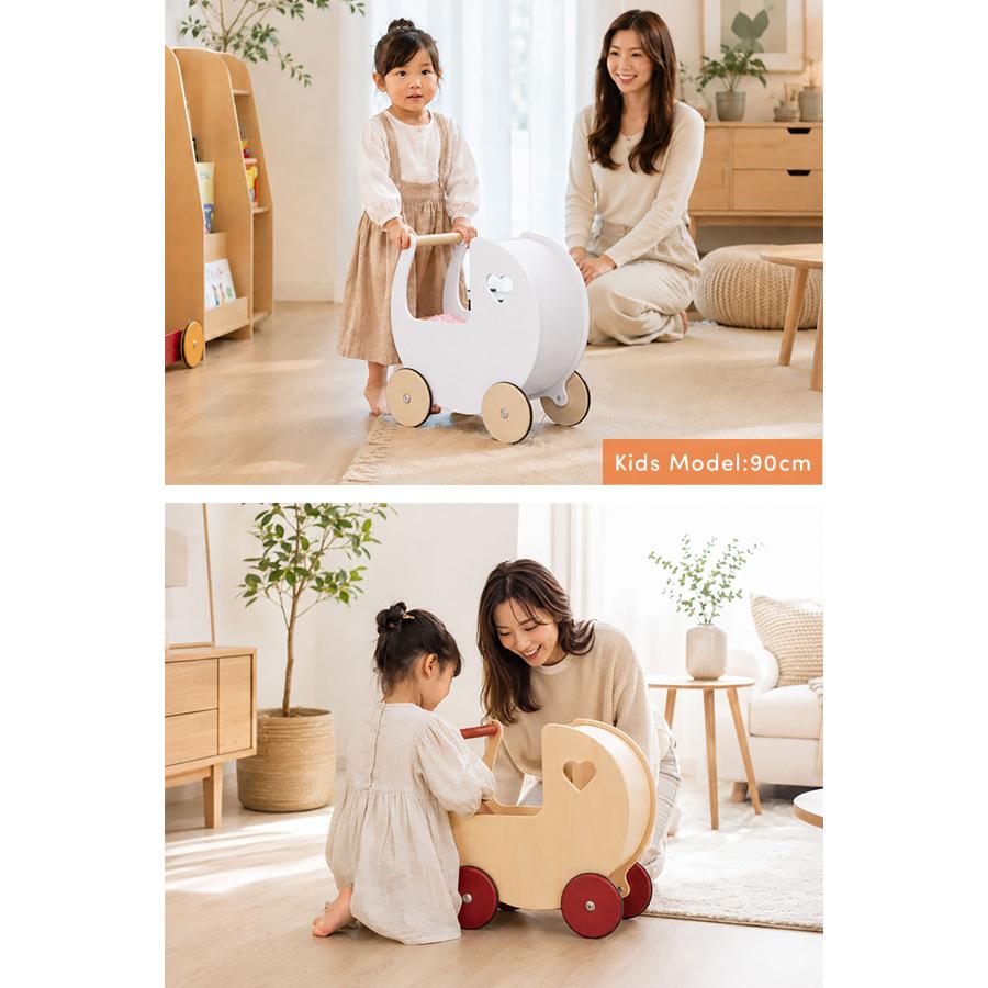 1年保証 Moover ムーバー ドールズプラム 乳母車 人形用ベビーカー