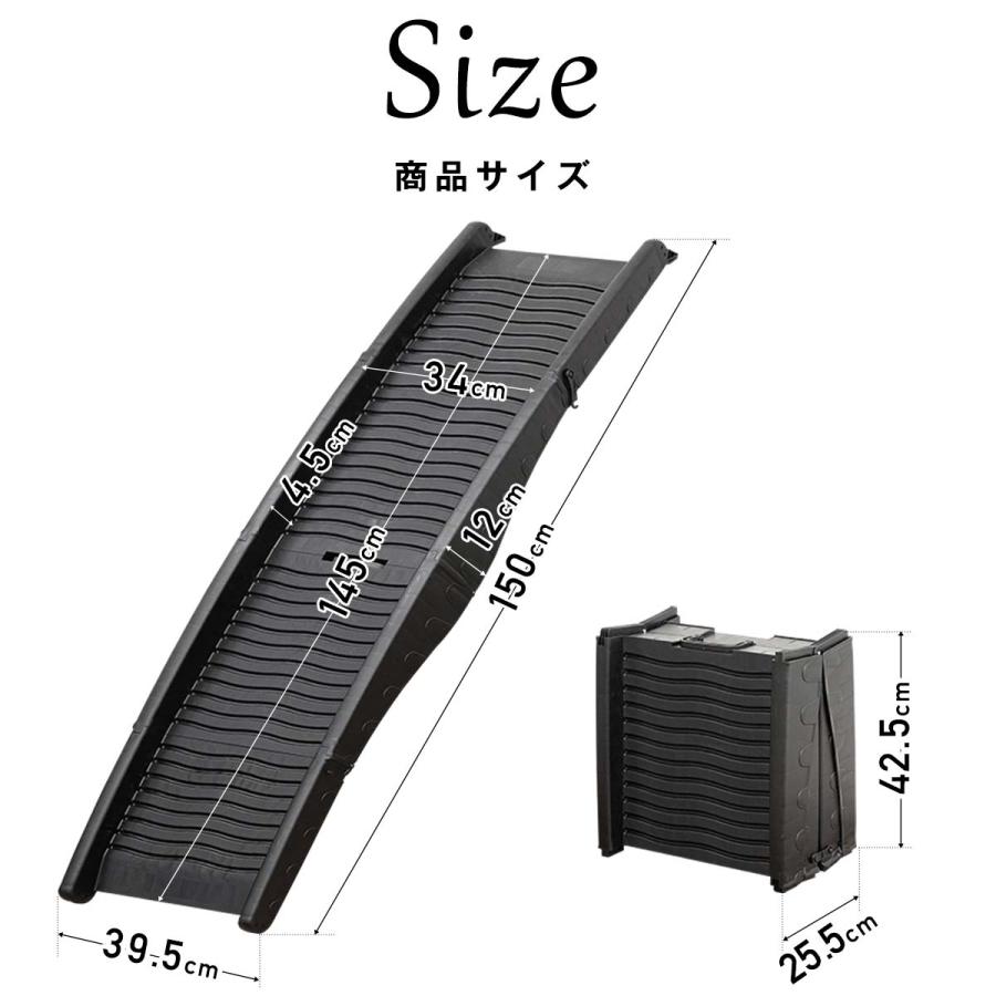 1年保証 ドッグスロープ 車用 犬 屋外 ペット スロープ ステップ
