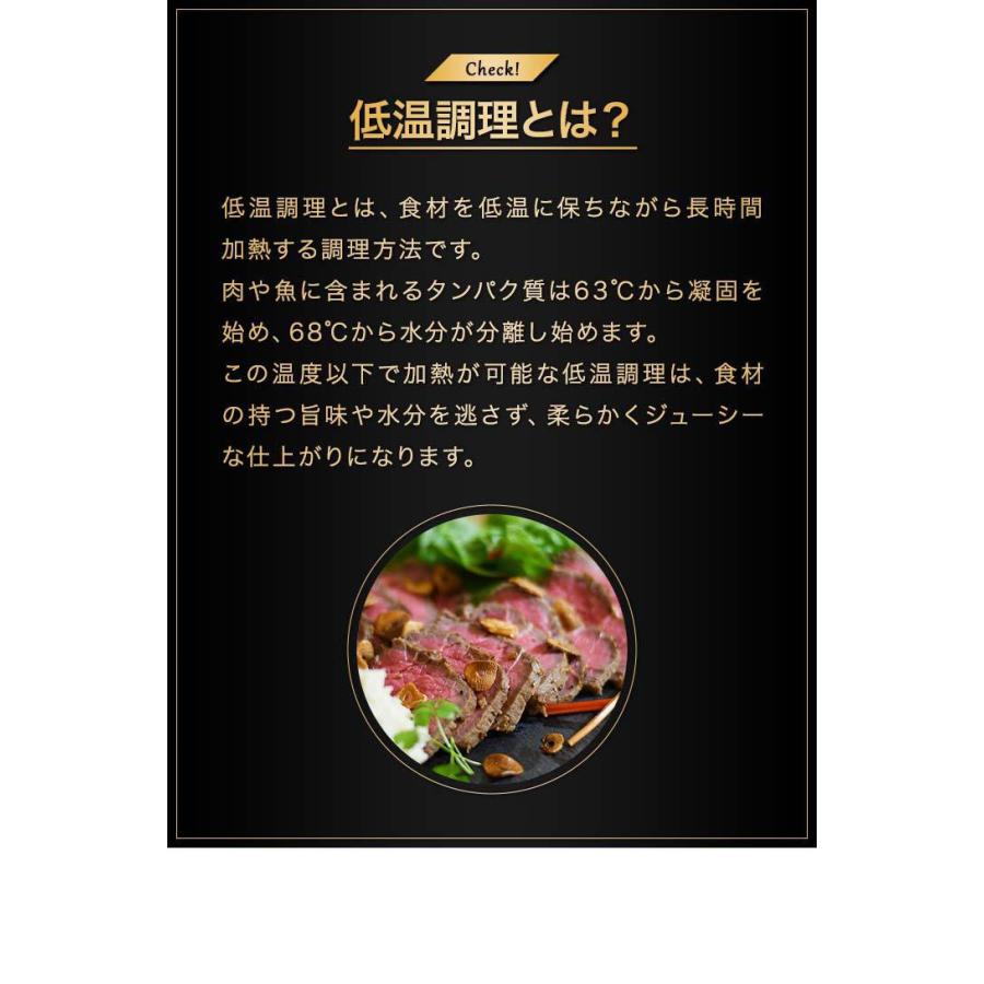 1年保証 低温調理器 低温加熱 真空調理 調理器具 スロークッカー