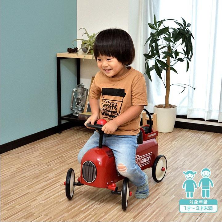 乗用玩具 足けり 消防車 乗れる おもちゃ 車 乗り物 しょうぼうしゃ 足こぎ 脚力 バランス感覚 レトロ クラシック 子供用 はたらくくるま Rizkiz 送料無料 Ys A153 L Design 通販 Yahoo ショッピング