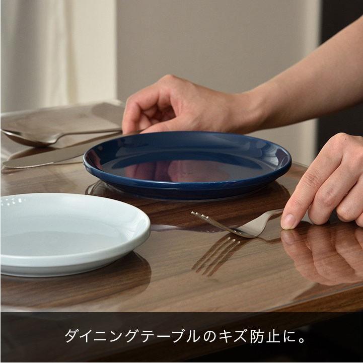 ヤフー1位 テーブルマット 透明 クリア  120cm x 75cm 厚さ1mm テーブルクロス ビニール PVC デスクマット 食卓 おすすめ ダイニング 送料無料｜l-design｜08