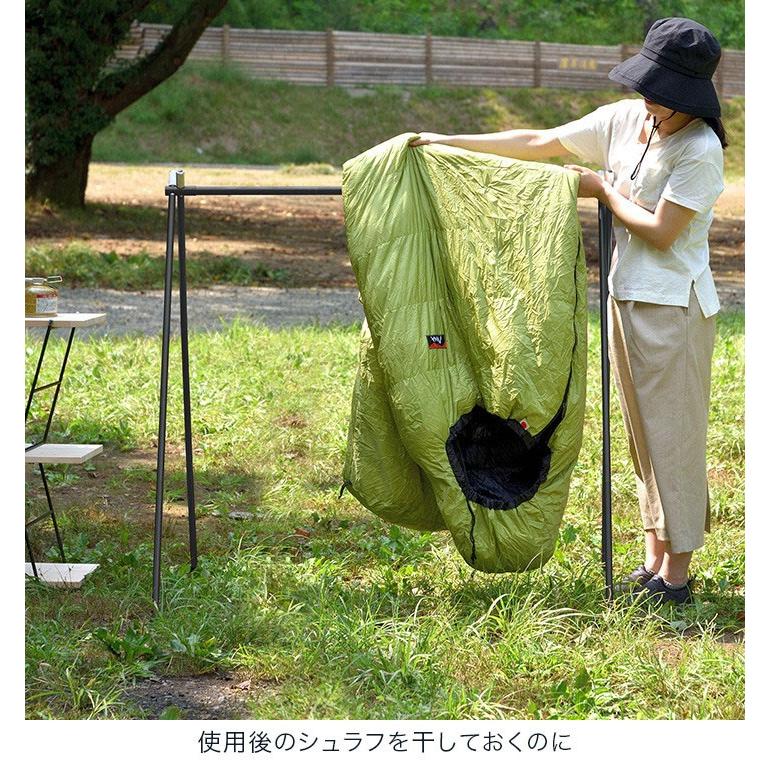 1年保証 アウトドア ハンガーラック 組み立て式 Mサイズ 軽量 コンパクト アルミ コートハンガー 食器 吊るす ハンガー 物干し 収納バッグ付き 送料無料 | FIELDOOR | 08