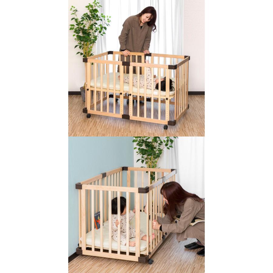 ベビーベッド キャスター ストッパー付 ハイタイプ 高さ調整 木製 組み立て式 0ヶ月 24ヶ月 洗えるカバー 防水シーツ 赤ちゃんベッド Rizkiz 送料無料 Ys A L Design 通販 Yahoo ショッピング