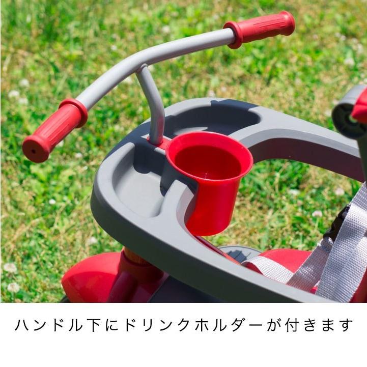 1年保証 三輪車 自転車 プッシュハンドル ハンドル 乗用玩具 ラジオフライヤー 4-in-1 トライク Radio Flyer 481A 乗り物 おもちゃ 日よけ 知育玩具  送料無料