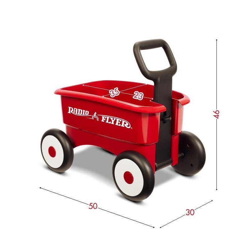 1年保証 手押し車 キッズワゴン ラジオフライヤー マイ ファースト2-in-1 ワゴン Radio Flyer 607 おもちゃ 収納 おもちゃ箱 歩行練習 知育玩具 正規 送料無料｜l-design｜19