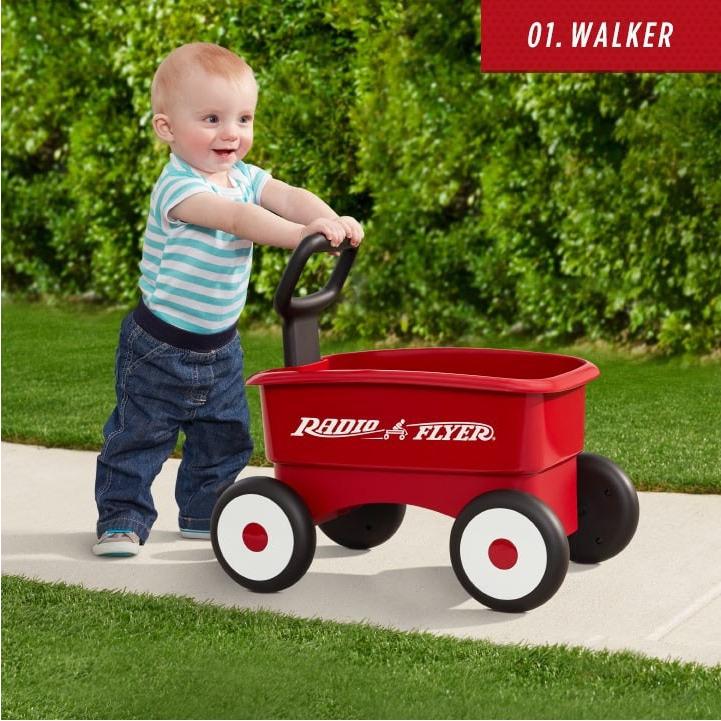 1年保証 手押し車 キッズワゴン ラジオフライヤー マイ ファースト2-in-1 ワゴン Radio Flyer 607 おもちゃ 収納 おもちゃ箱 歩行練習 知育玩具 正規 送料無料｜l-design｜04