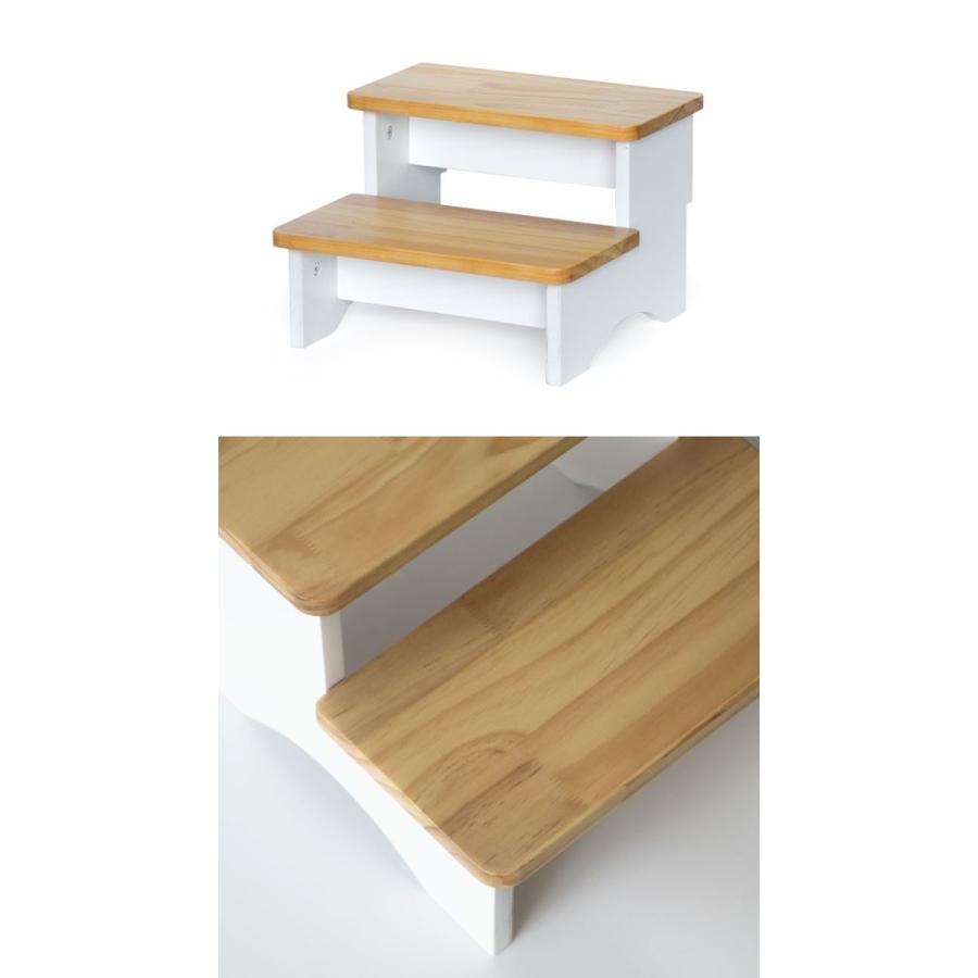 踏み台 ステップ 子供 木製 2段 高さ25cm 耐荷重0kg トイレ 洗面所 洗面台 歯磨き 手洗い うがい キッチン 台所 お手伝い 子供用 脚立 Rizkiz 送料無料 Ys A L Design 通販 Yahoo ショッピング