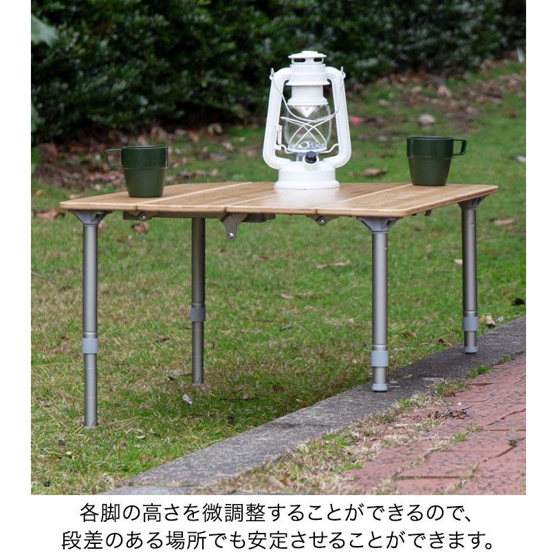 FIELDOOR 1年保証 レジャーテーブル 折りたたみ 幅 60x60cm FIELDOOR 1年保証 レジャーテーブル 折りたたみ 幅 60x60cm