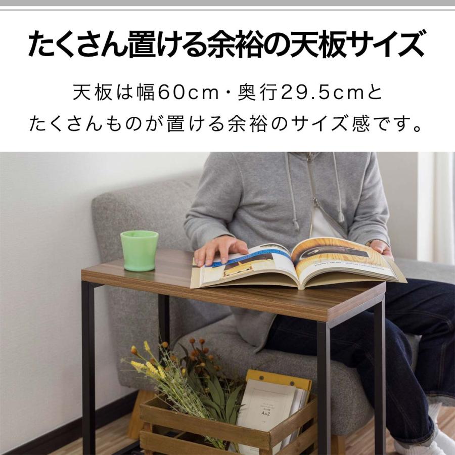 アンティークサイドラック 木製ラック 幅90 オープンシェルフ ラック ウッドラック パイプ