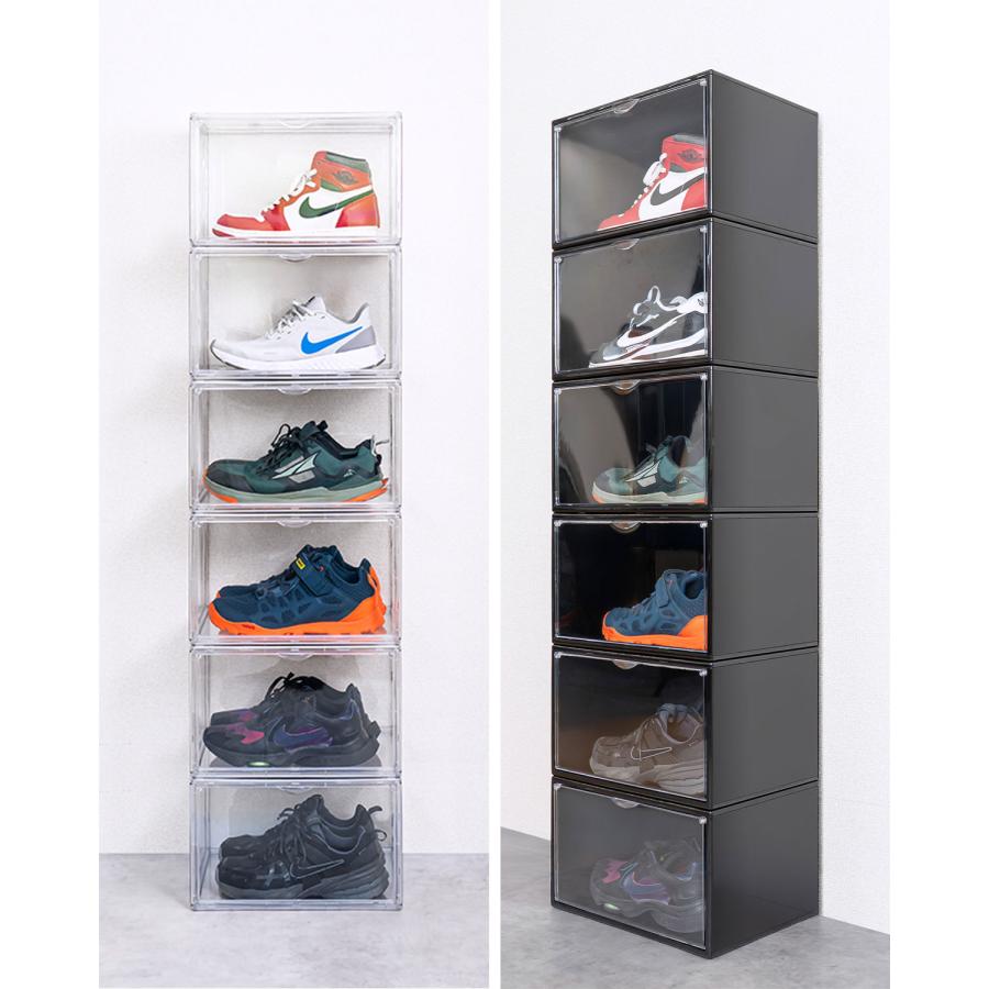 1年保証 シューズボックス 単品 横型 ディスプレイシューズ