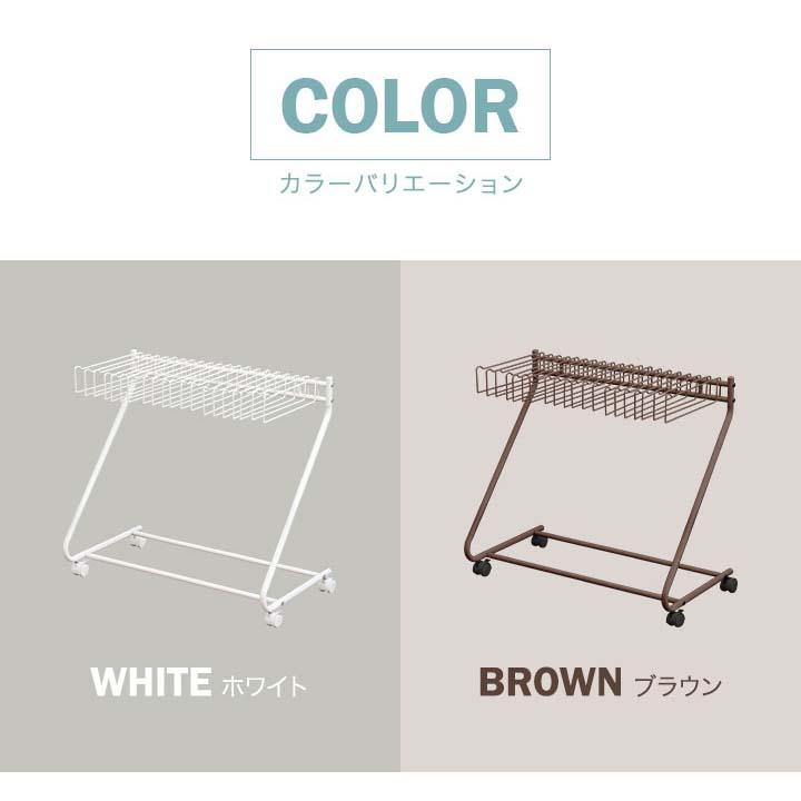 スラックスハンガー キャスター付き コンパクト 20本掛け 40cm スラックスハンガー キャスター付き コンパクト 20本掛け 40cm