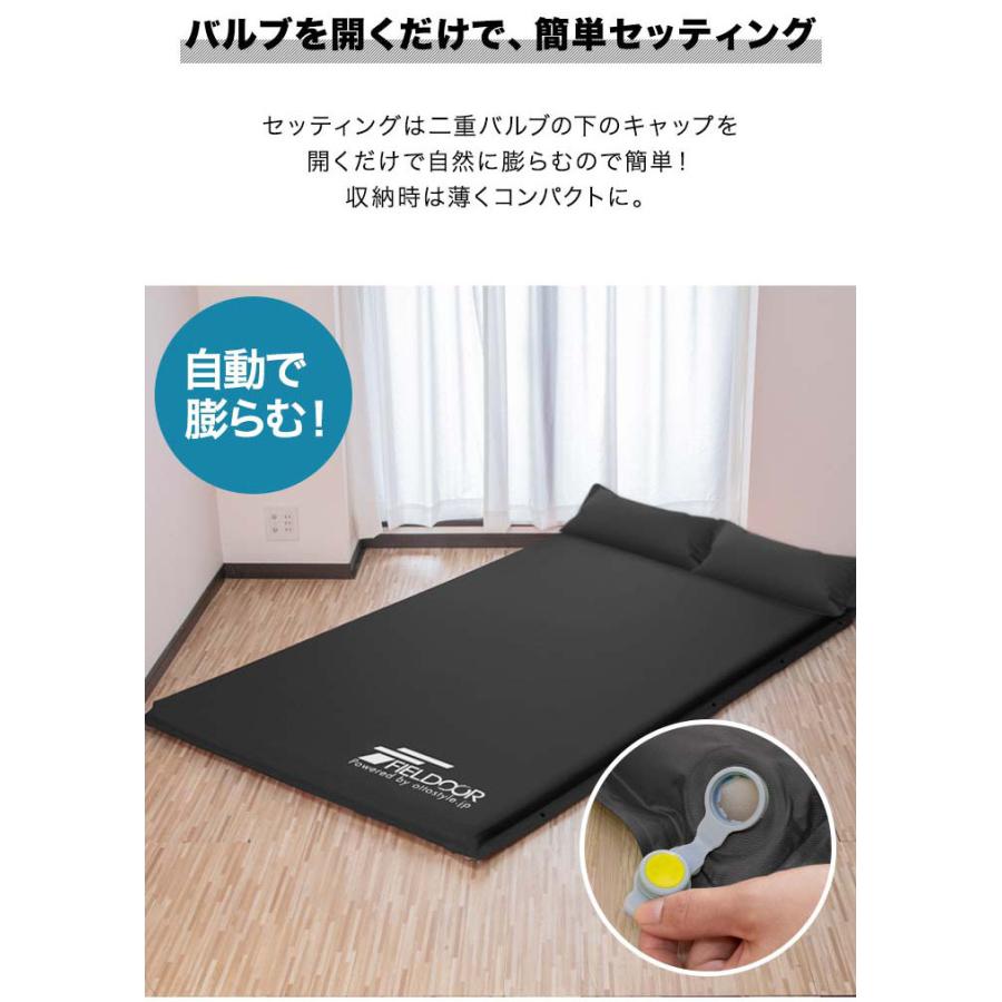 車中泊　エアマット　高密度ウレタンフォーム　ダブル　ラージサイズ　ブラック 楽天市場】楽天1位獲得 車中泊マット Wサイズ 幅132cm