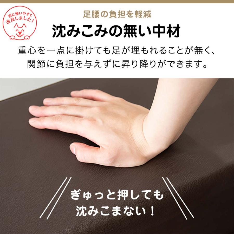 1年保証 ドッグステップ 犬 階段 ステップ 4段 ペット用階段 Mサイズ 低段差 幅 40cm 抗菌 防臭 PVCレザー ペットステップ スロープ 段差 踏み台 犬用 送料無料 |  | 03