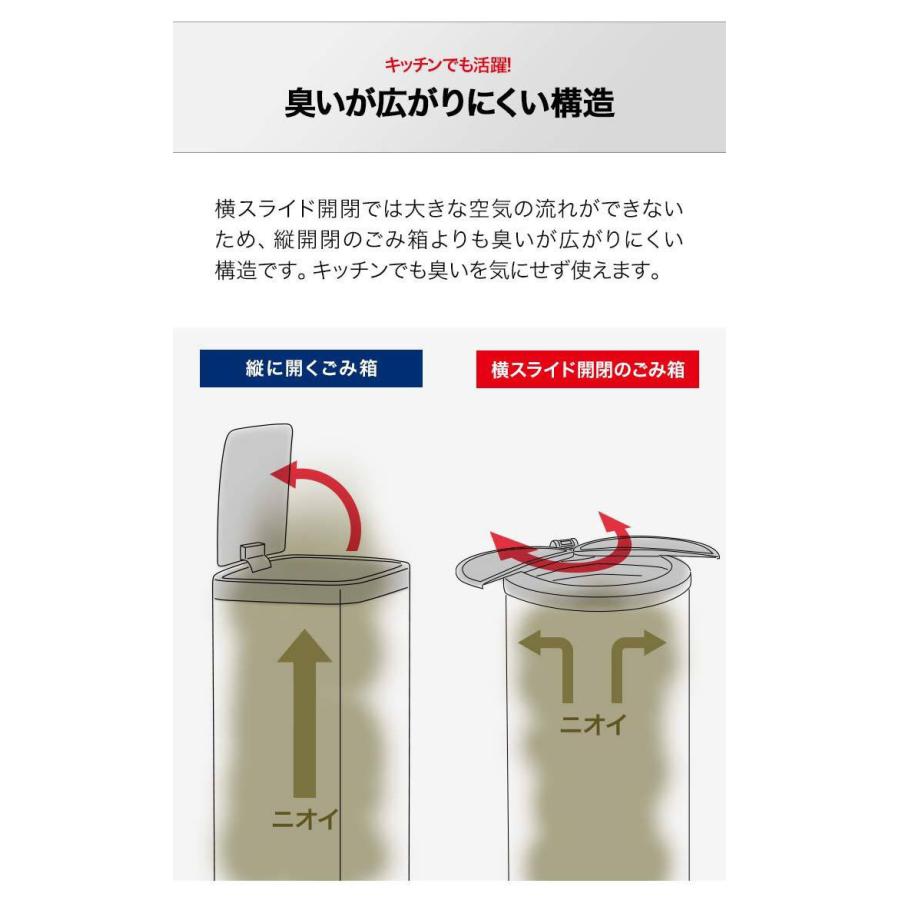 値頃 ゴミ箱 自動開閉 スリム 12l 人感センサー 横開き スライド開閉 ふた付き おしゃれ キッチン 幅24cm 高さ44 5cm ステンレス 縦型 センサー開閉 電動 送料無料 Cisama Sc Gov Br
