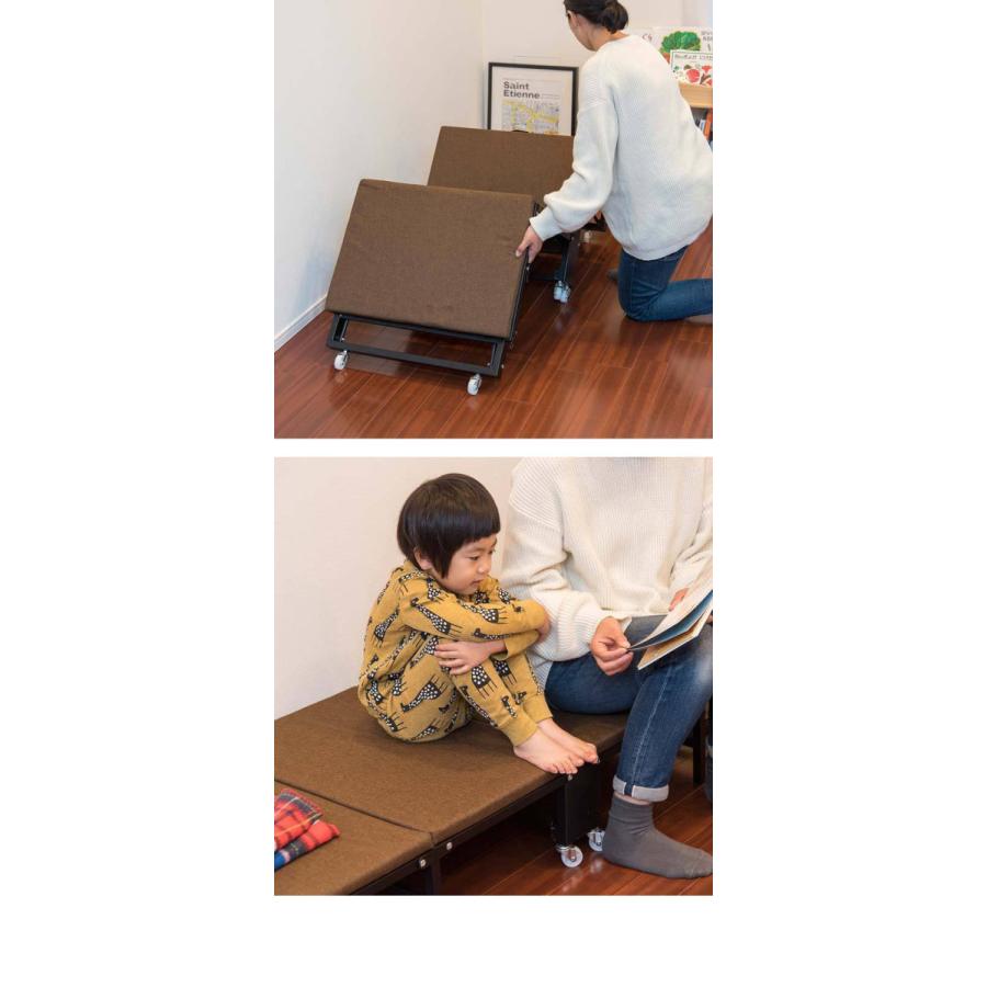 子供用ベッド 折りたたみベッド 幅60cm 長さ162cm コンパクト 四つ折り 小型ベッド ミニベッド スモール シングル 折り畳みベッド 簡易ベッド 子供部屋 送料無料 Ys A18509 L Design 通販 Yahoo ショッピング