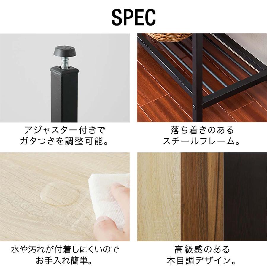 1年保証 ラック 収納棚 3段 スリム 薄型 幅80cm 奥行30cm シェルフ