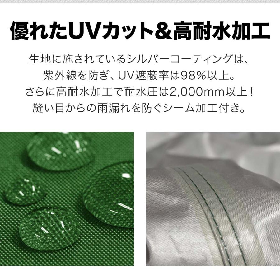 タープテント 安心の1年保証 2mx2m ワンタッチ 強化版サイドフレーム FIELDOOR スチール 簡単 耐水 日よけ UVカット キャンプ アウトドア おしゃれ 庭 送料無料_4
