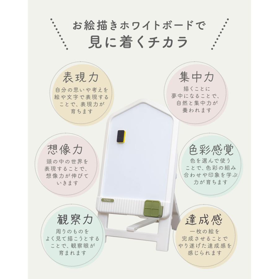 RiZKiZ 1年保証 お絵描きボード ホワイトボード 磁石 マグネット