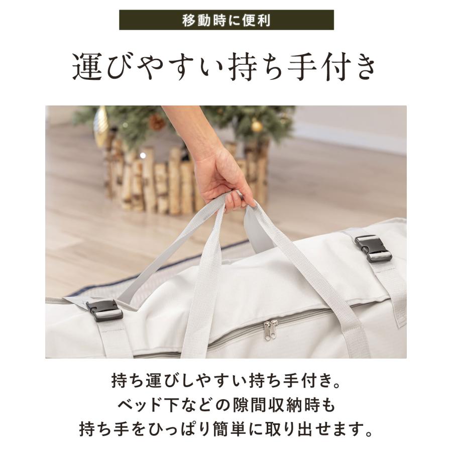 1年保証 クリスマスツリー 収納バッグ 収納袋 Lサイズ 幅100cm×奥行
