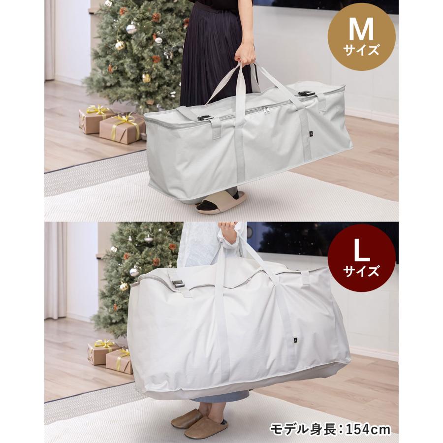1年保証 クリスマスツリー 収納バッグ 収納袋 Lサイズ 幅100cm×奥行