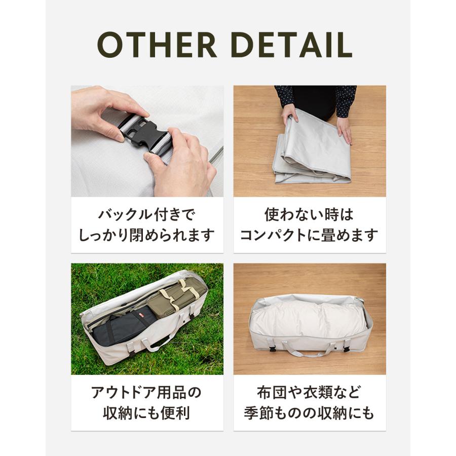1年保証 クリスマスツリー 収納バッグ 収納袋 Lサイズ 幅100cm×奥行