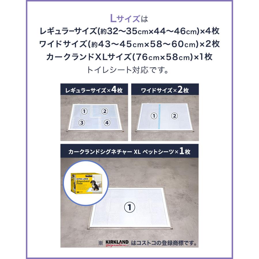 1年保証 ペットトイレトレー アクリル製 Lサイズ 75cm×61cm 洗える