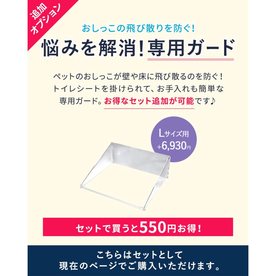1年保証 ペットトイレトレー アクリル製 Lサイズ 75cm×61cm 洗える