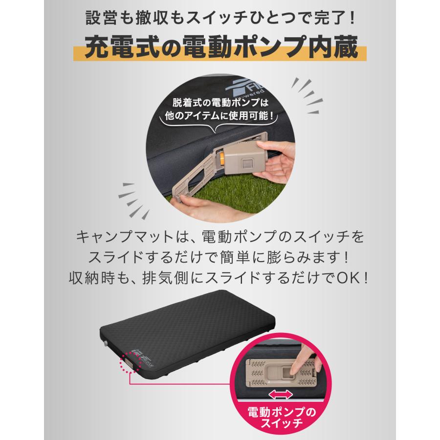 FIELDOOR（フィールドア） キャンプマット セミダブル SD 2個セット
