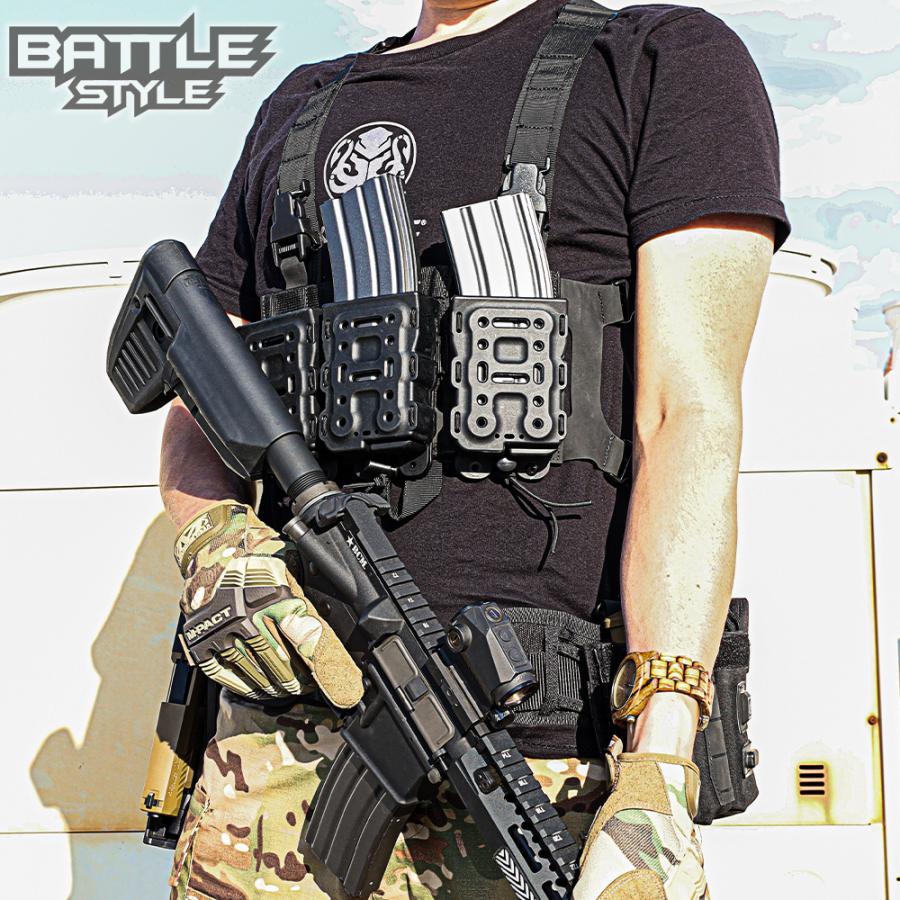 LayLax BATTLE STYLE チェストリグ LayLax コンパクトモールチェストリグ [BATTLE STYLE/バトルスタイル