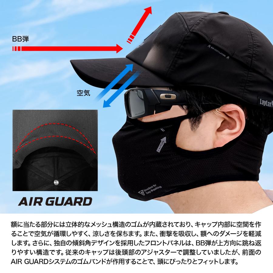 LayLax AIR GUARD キャップ [BATTLE STYLE バトルスタイル]｜帽子