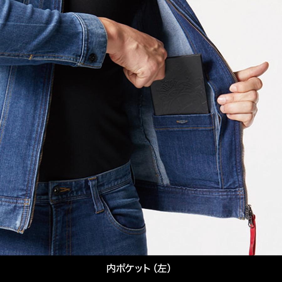 BURTLE（バートル） 5001 コーデュラ・ストレッチデニムジャケット｜ストレッチ 作業着 耐久性 コーデュラ 男女兼用 ユニセックス デニム | BURTLE | 05
