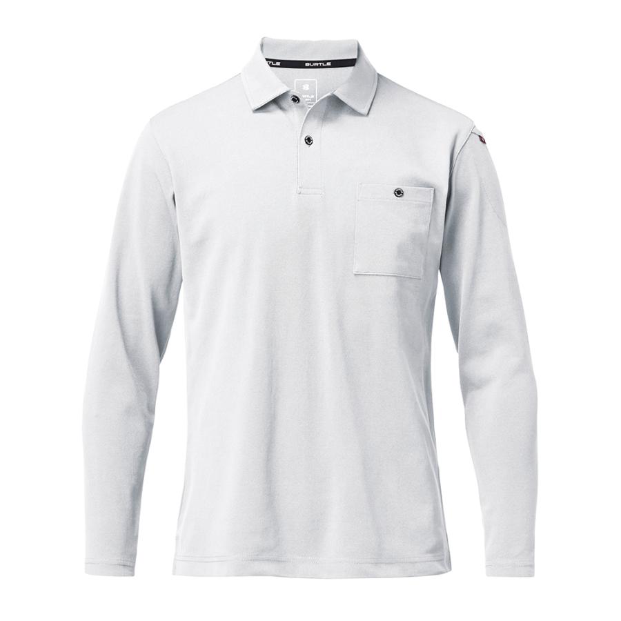 BURTLE（バートル）665 長袖ポロシャツ｜作業着 吸汗 速乾 軽量 男女兼用 ユニセックス UVカット 消臭 ストレッチ | BURTLE | 01