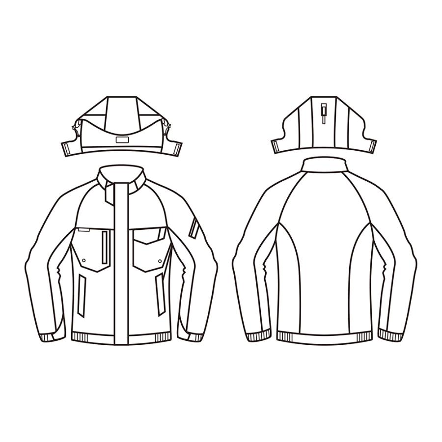 BURTLE（バートル）7210 防寒ブルゾン ブラック｜作業着 防寒 軽量 防風 男女兼用 ユニセックス 撥水 静電気防止 | BURTLE | 01