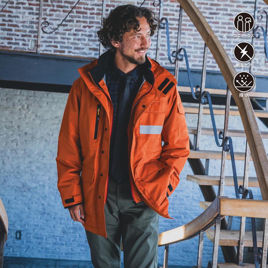 BURTLE（バートル）7210 防寒ブルゾン ブラック｜作業着 防寒 軽量 防風 男女兼用 ユニセックス 撥水 静電気防止 | BURTLE | 08