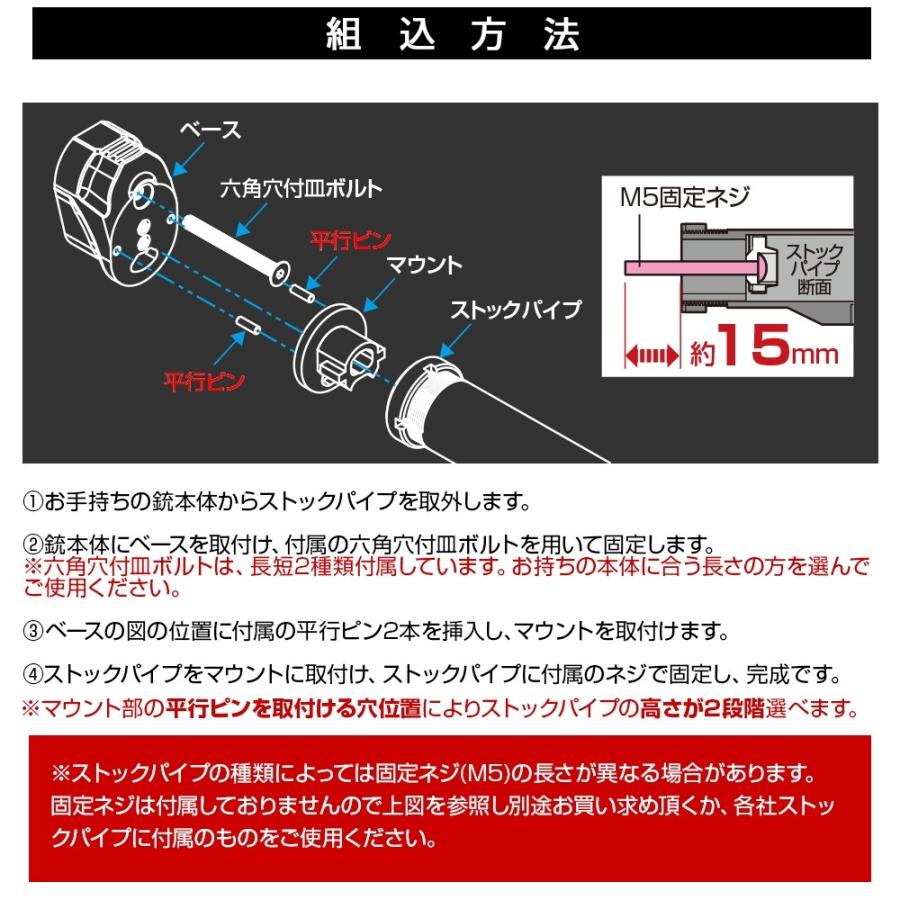 LayLax スタンダードM4 オフセットストックベース[FirstFactory LayLax スタンダードM4 オフセットストックベース[FirstFactory