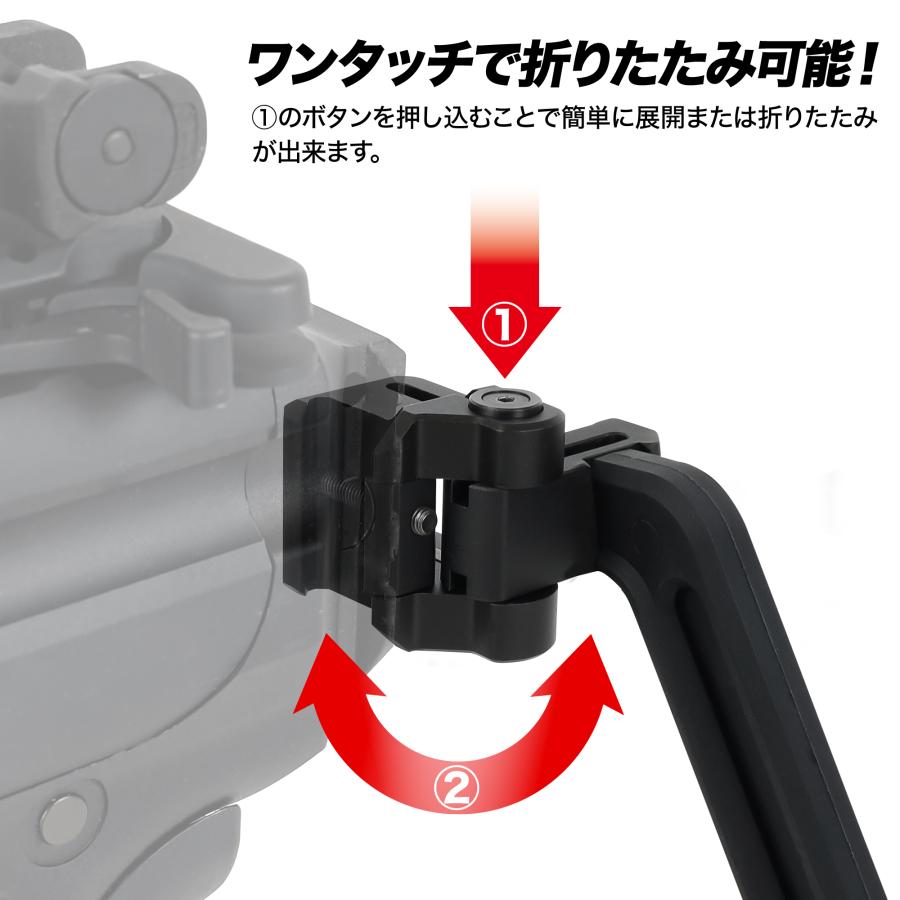 LayLax フォールディングレイルストックNEO バイザーストック