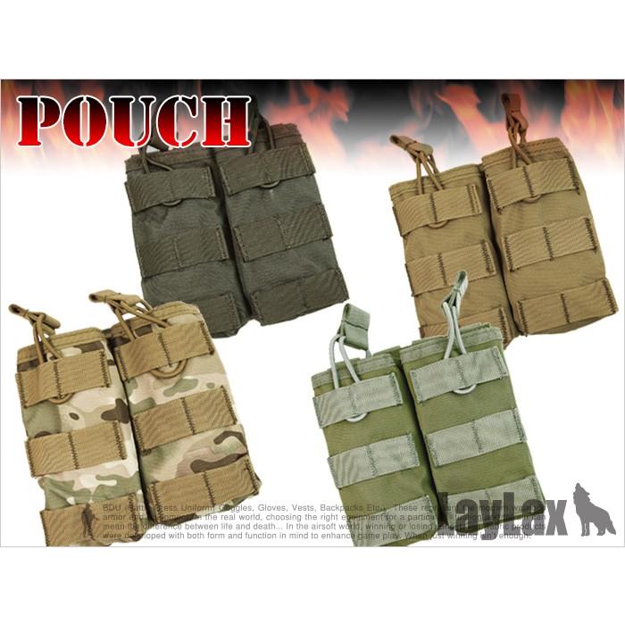 サバゲー 装備 M4 M16オープントップマガジンポーチ ダブル Ggm4m16otmpw Laylaxオフィシャルショップ 通販 Yahoo ショッピング