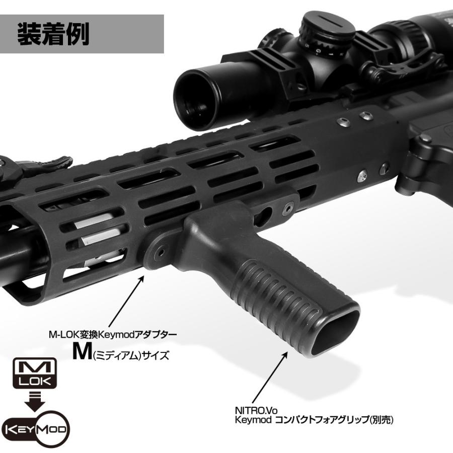 スコーピオン対応 NITRO.Vo M-LOK変換Keymodアダプター M(ミディアム) | LayLax | 03