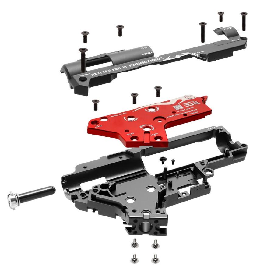 LayLax EGハードギアフレーム Ver.2メカボックス互換6mm軸受け用