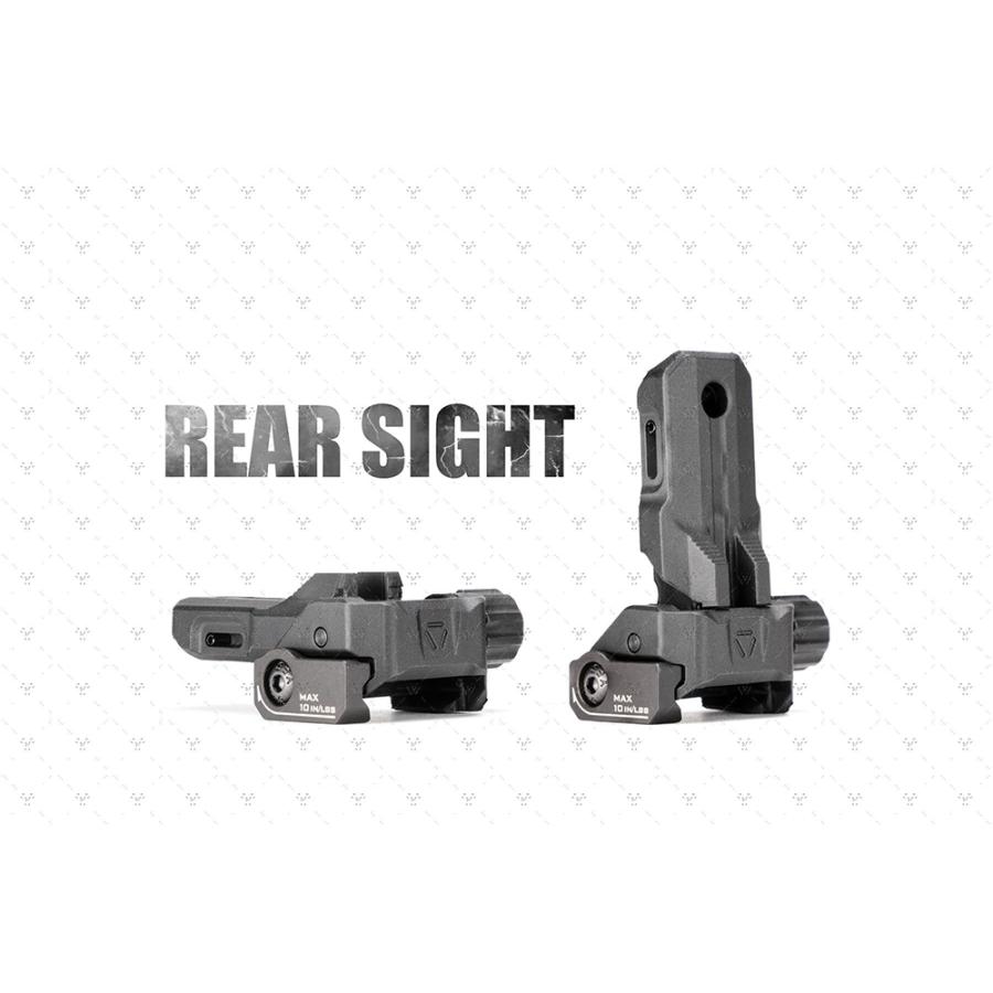 Strike Polymer Backup Sights バックアップサイト【ブラック