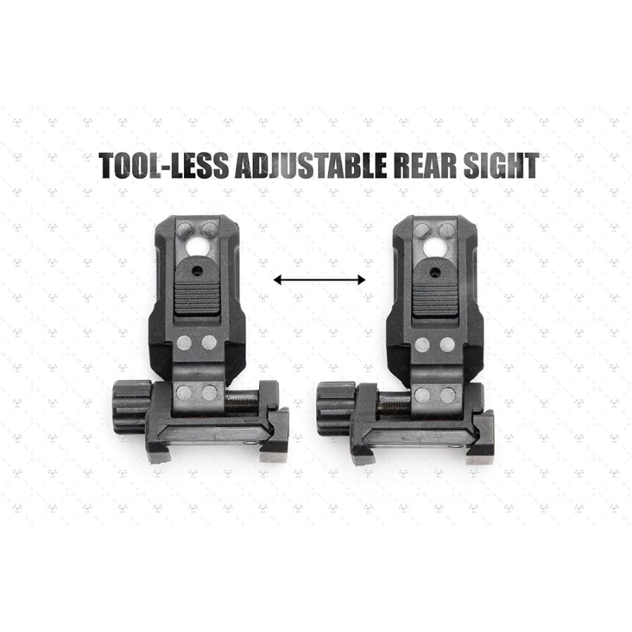 Strike Polymer Backup Sights バックアップサイト【ブラック