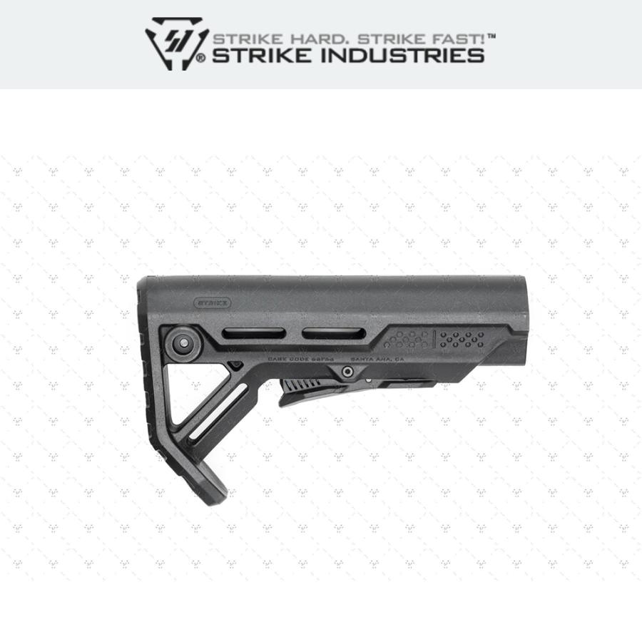 実物STRIKE MOD1 バットストック ブラックストライクインダストリーズ Strike MOD1 Stock ストライク MOD1ストック【ブラック/フラットダーク