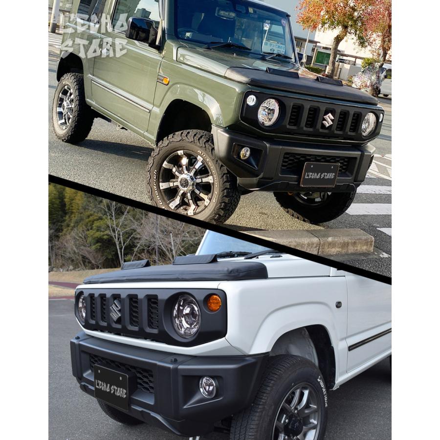 L'Echo ジムニー JB64 / ジムニーシエラ JB74 専用 ノーズブラ ハーフ