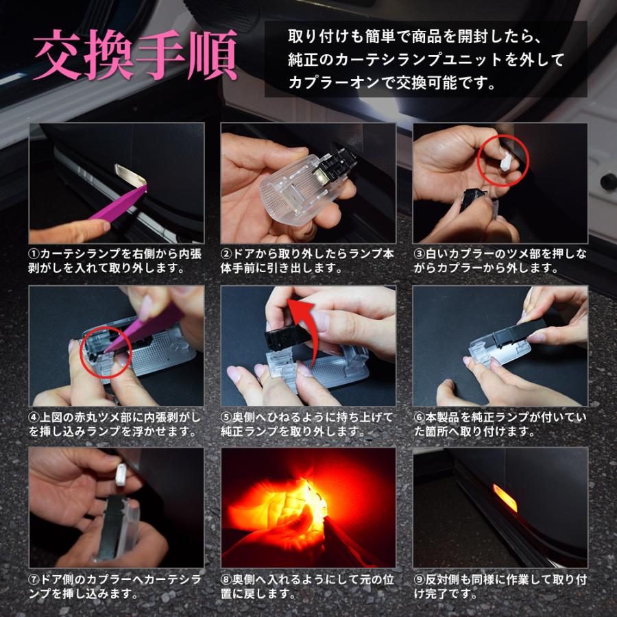 ランドクルーザー250系 ランクル250 純正LEDカーテシランプ専用 LED