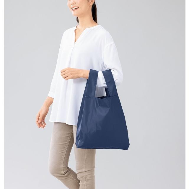 ありがとうございますコンパクトエコバッグ ノベルティ 名入れ 販促品